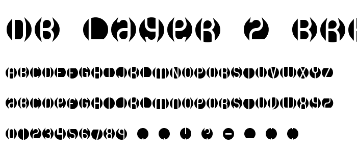 DB Layer 2 BRK font